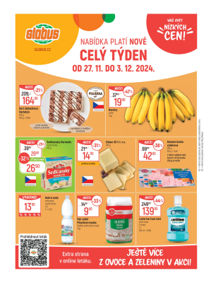 akční leták Globus 27.11.2024-3.12.2024