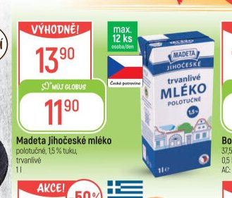 Madeta Jihočeské mléko