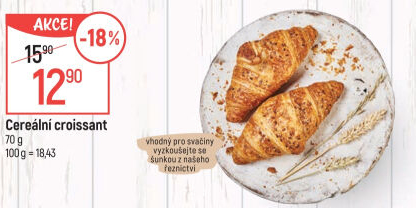 Croissant multicereální