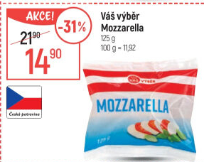 Mozzarella Váš Výběr