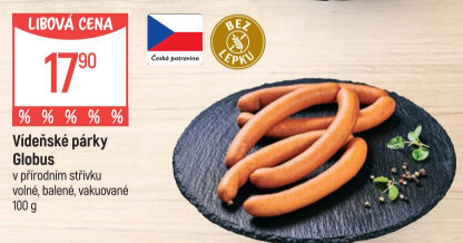 Párky vídeňské Globus