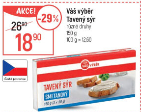 Tavený sýr Váš Výběr