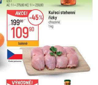 Kuřecí stehenní řízky