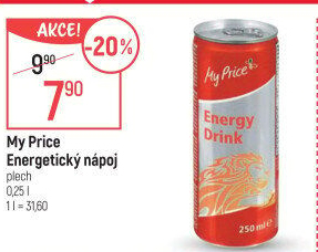 Energetický nápoj My Price