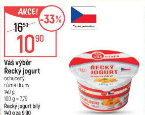 Jogurt řecký ochucený Váš Výběr