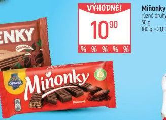 Oplatky Miňonky Opavia