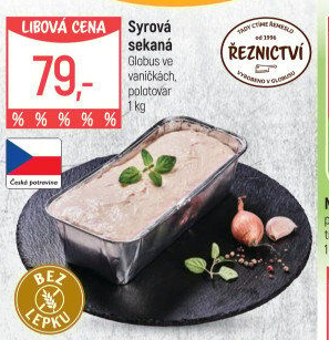 Sekaná syrová Globus