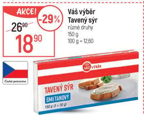 Tavený sýr Váš Výběr
