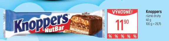 Tyčinka Knoppers NutBar Storck