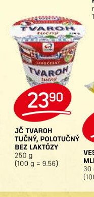 JČ TVAROH TUČNÝ, POLOTUČNÝ BEZ LAKTÓZY