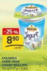 Bílý jogurt Krajanka