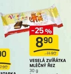 Dezert řez Veselá zvířátka