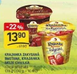 Dezert zakysaný Moje chvilka Krajanka