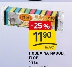 Houbička na nádobí Flop