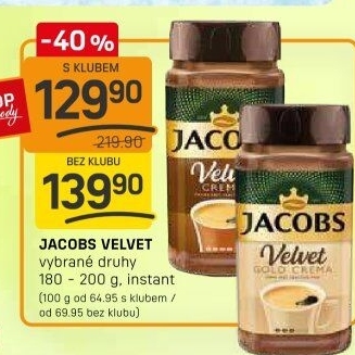 Instantní káva Jacobs Velvet