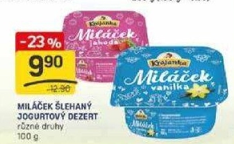 Jogurtový dezert Miláček Krajanka