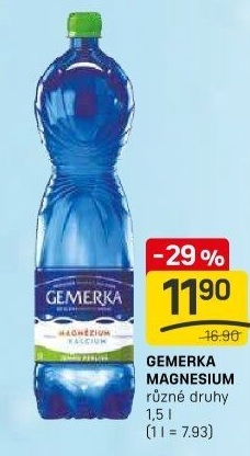 Minerální voda Gemerka