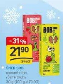 Ovocné pásky Šnek BOB LLC Eco Snack