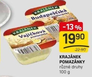 Pomazánky Krajánek