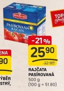 Rajčata pasírovaná Podravka