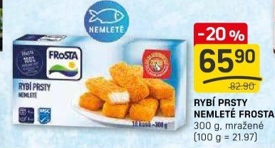 Rybí prsty nemleté mražené Frosta