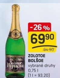 Sekt Demi Bolsoe Zolotoe Igristoe