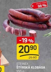 Štýrská klobása Steinex