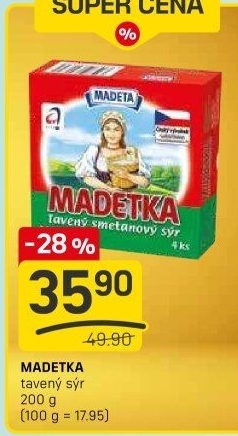 Sýr tavený smetanový Madetka