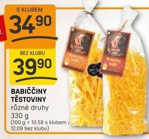 Těstoviny babiččiny Druid