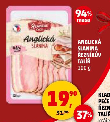 Anglická slanina Řezníkův talíř