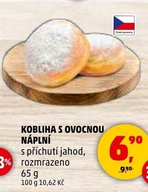 Kobliha s ovocnou náplní