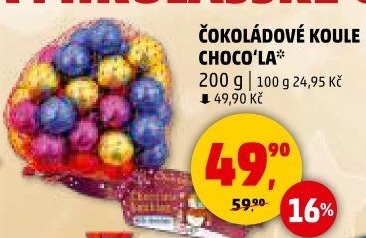 Koule čokoládové Choco'
