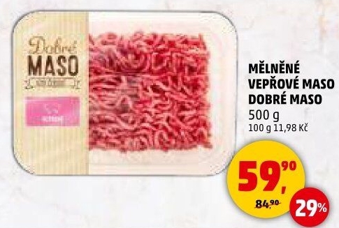 Maso mleté vepřové Dobré maso