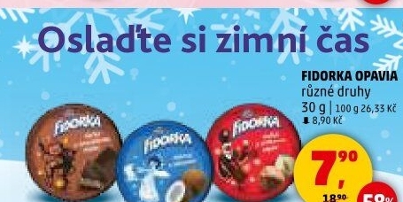 Oplatky Fidorka Opavia