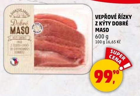 Řízky vepřové z kýty Dobré maso