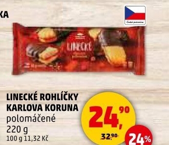 Rohlíčky linecké Karlova Koruna
