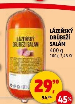 Salám drůbeží lázeňský