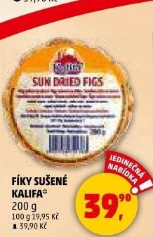 Sušené fíky Kalifa