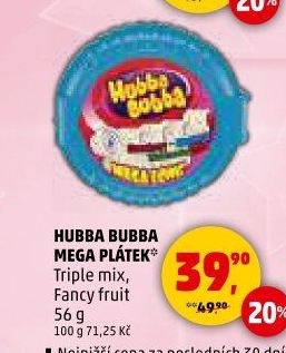 Žvýkačky Bubble tape Hubba Bubba