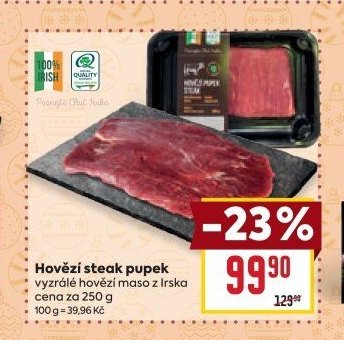 Hovězí steak pupek