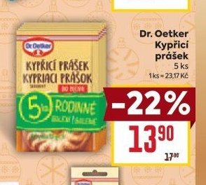 Dr. Oetker Kypřicí prášek