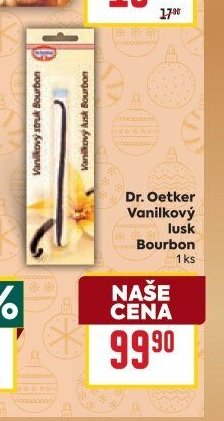 Dr. Oetker Vanilkový lusk Bourbon