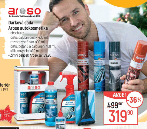 Autokosmetika Aroso - dárkové balení