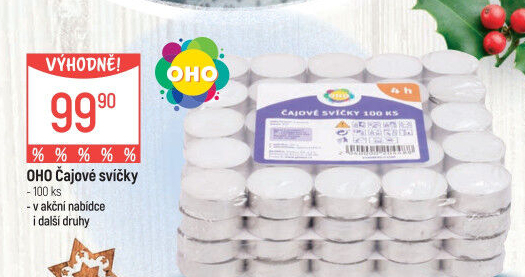 Čajové svíčky OHO