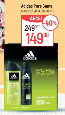 Dárková kazeta Pure Game Adidas