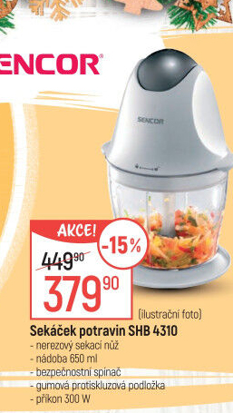 Minisekáček Sencor SHB 4310