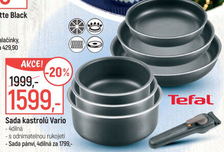 Sada kastrolů s rukojetí Vario Tescoma