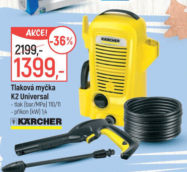 Vysokotlaký čistič K2 Universal Kärcher