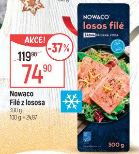 Filé z lososa mražené Nowaco