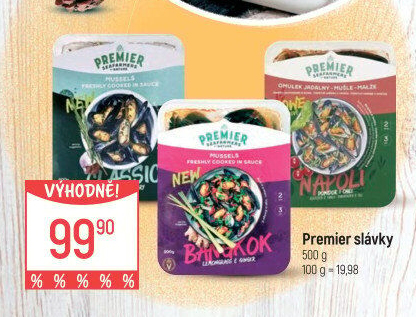 Mušle Slávky Premier